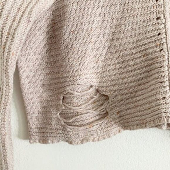 Wildfox Terra Crop Sweater Small – Soft Long Sleeve Knit Pullover - Picture 10 of 11